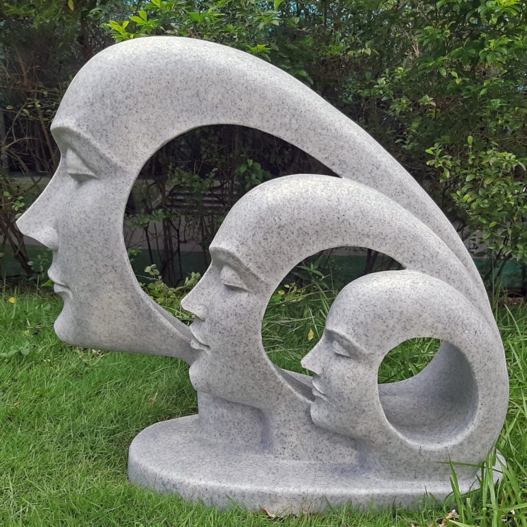 5060235336416 1 Enigma Marble Resin Evolution Garden Statue.jpg